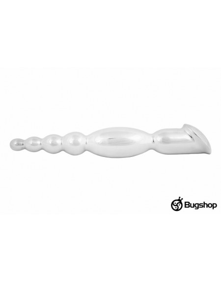 Stainless steel curved dildo