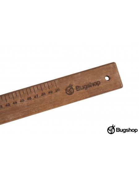 Dřevěná plácačka Bugshop™- školní pravítko