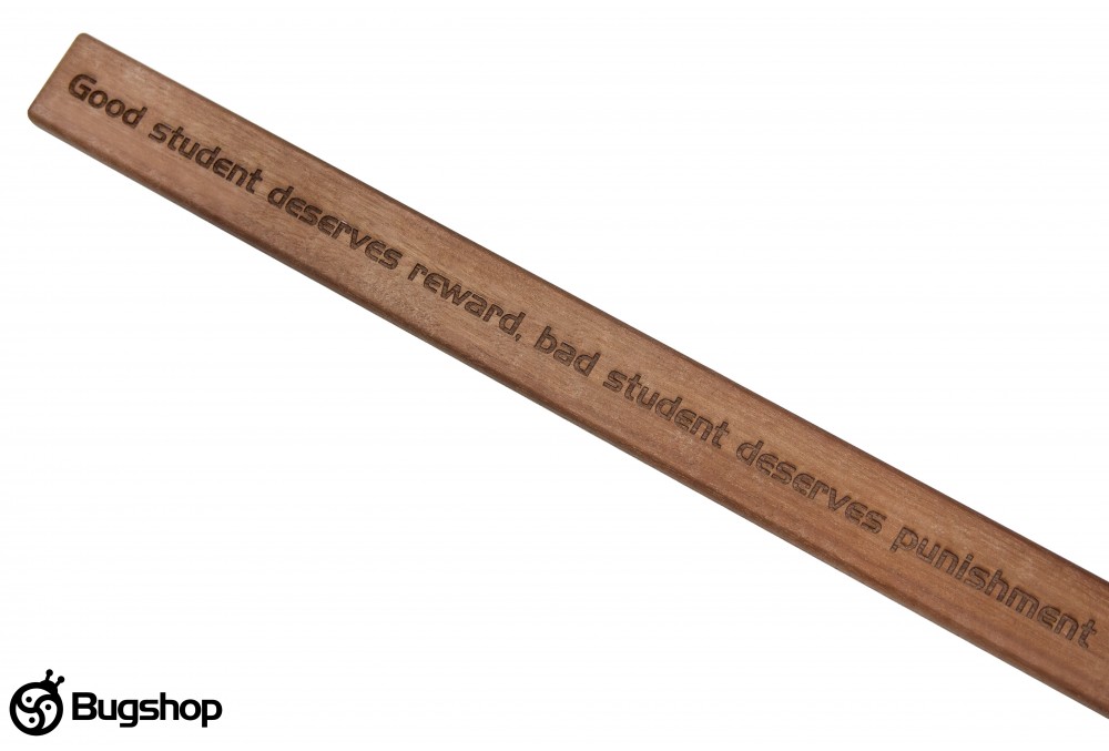 Wooden paddle Bugshop™ - school ruller