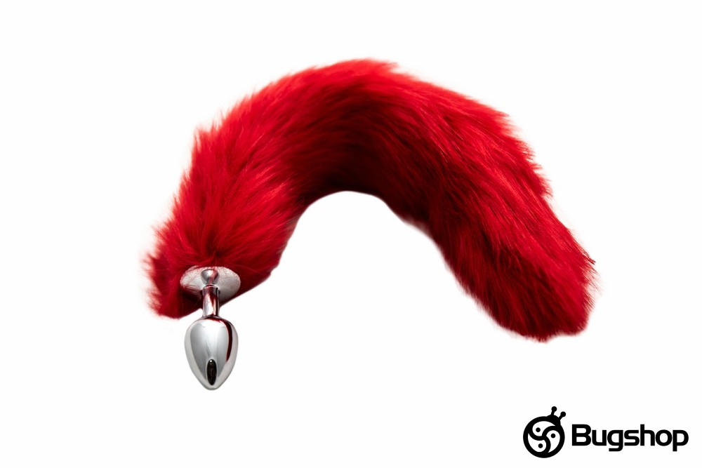 Kovový anální kolík s ocasem