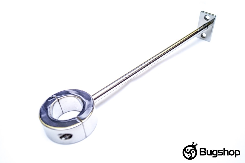Metal testicle holder