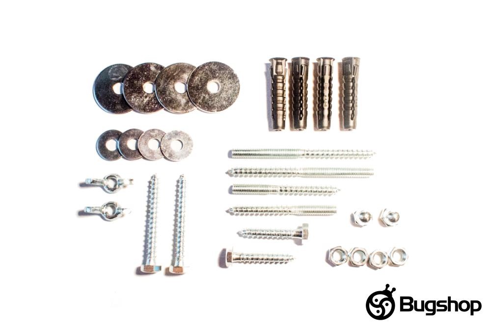 Metal testicle holder