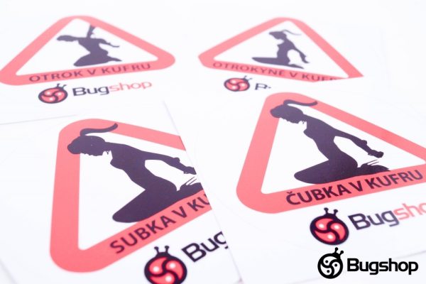 Bugshop™ samolepka na auto