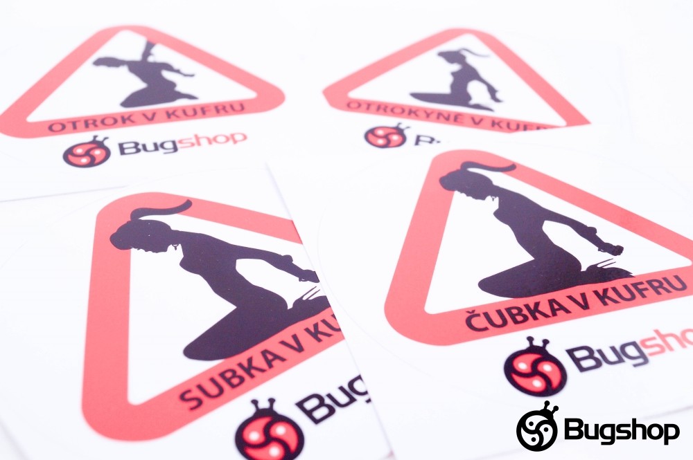 Bugshop™ samolepka na auto