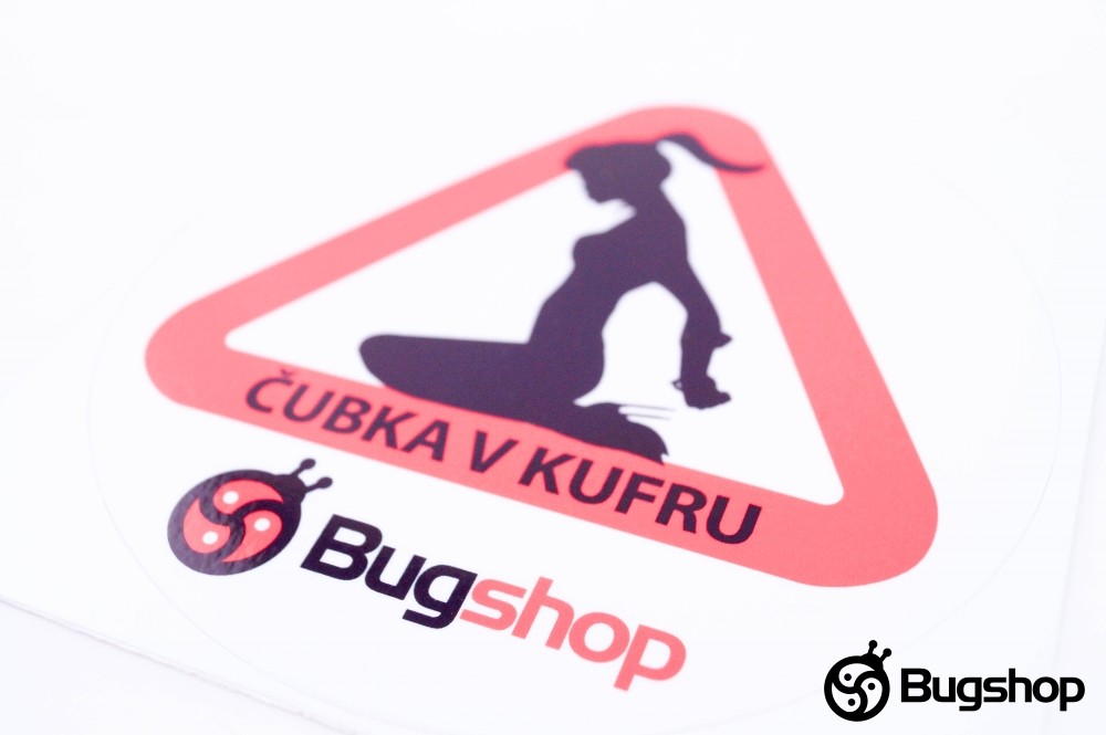 Bugshop™ samolepka na auto