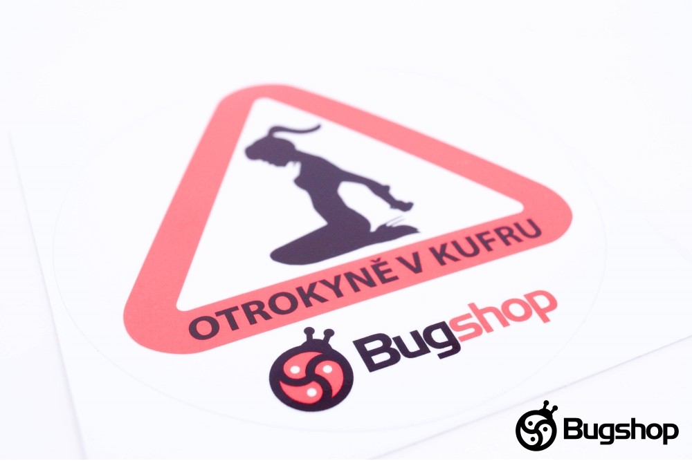 Bugshop™ samolepka na auto
