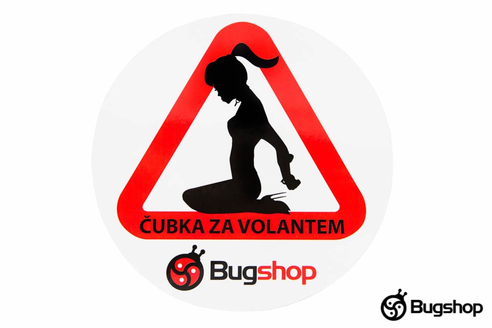 Bugshop™ samolepka na auto