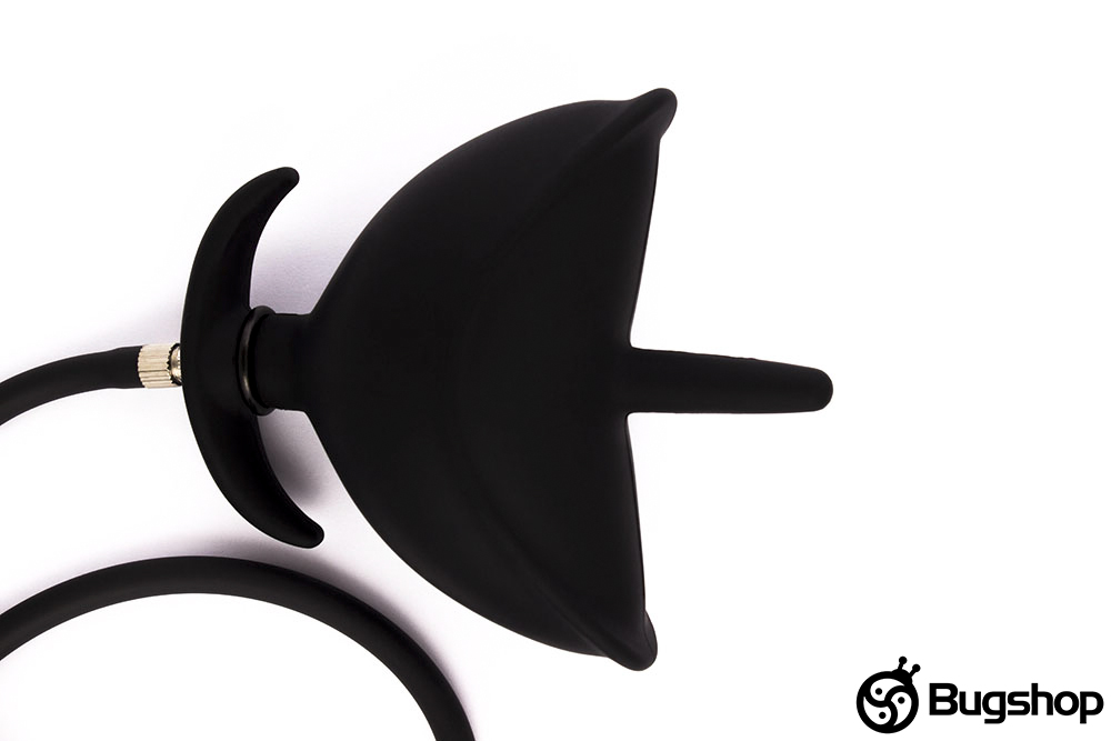 Inflatable anal plug